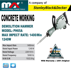 MAX DEMOLITION HAMMER PH65A / 1240W