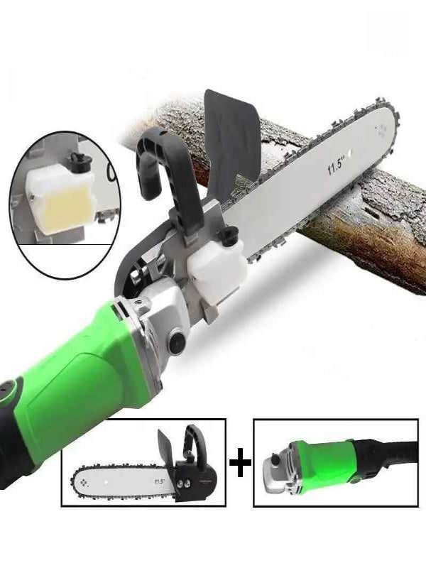 ZAIN MAX Electric Saw Bracket Set M10 Angle Grinder Converted to Electric Chainsaw Adapter Tool Portable Conversion Head Kits