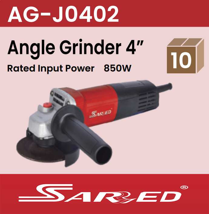 Sarred Angle Grinder 4'' 850W Model AG-J0402