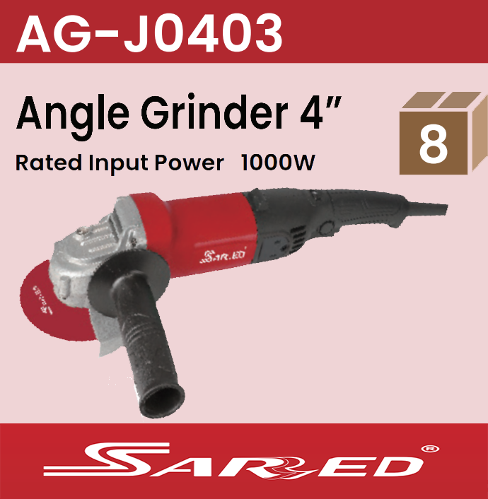 Sarred Angle Grinder 4'' 1000W Model AG-J0403