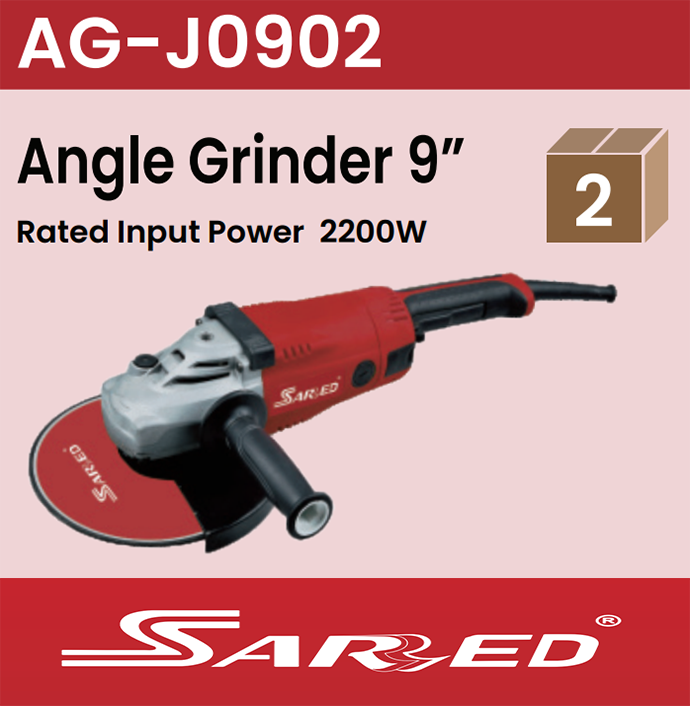 Sarred Angle Grinder 9'' 2200W Model AG-J0902