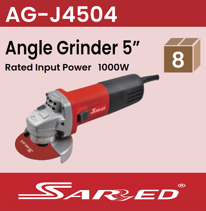 Sarred Angle Grinder 5'' 1000W Model AG-J4504