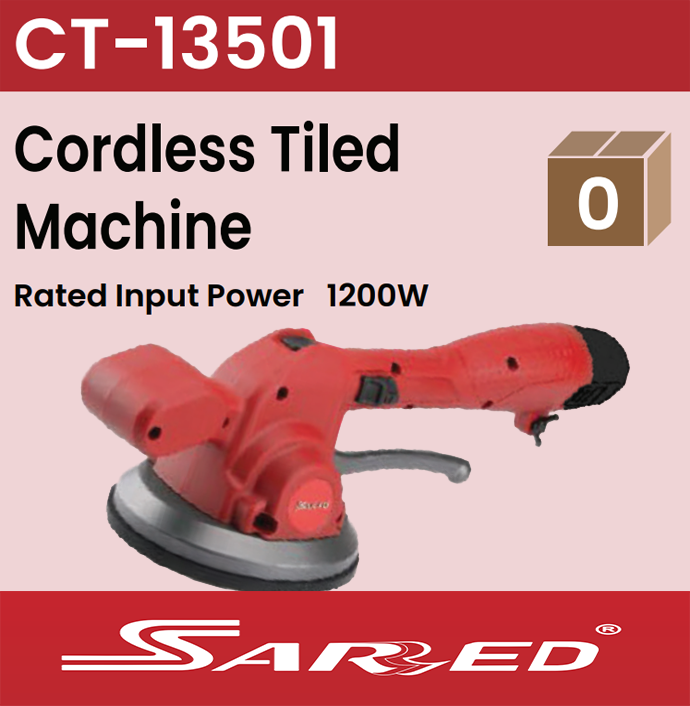 Sarred Cordless Tiled Machine 1200W Model CT-13501