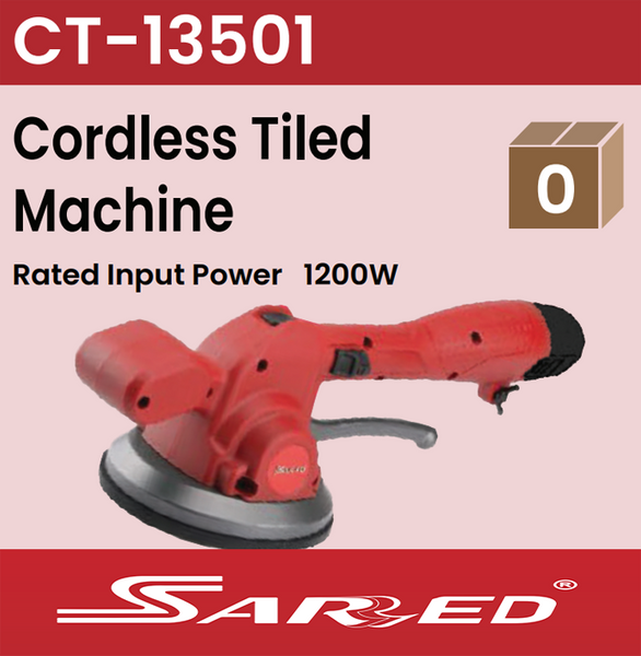 Sarred Cordless Tiled Machine 1200W Model CT-13501