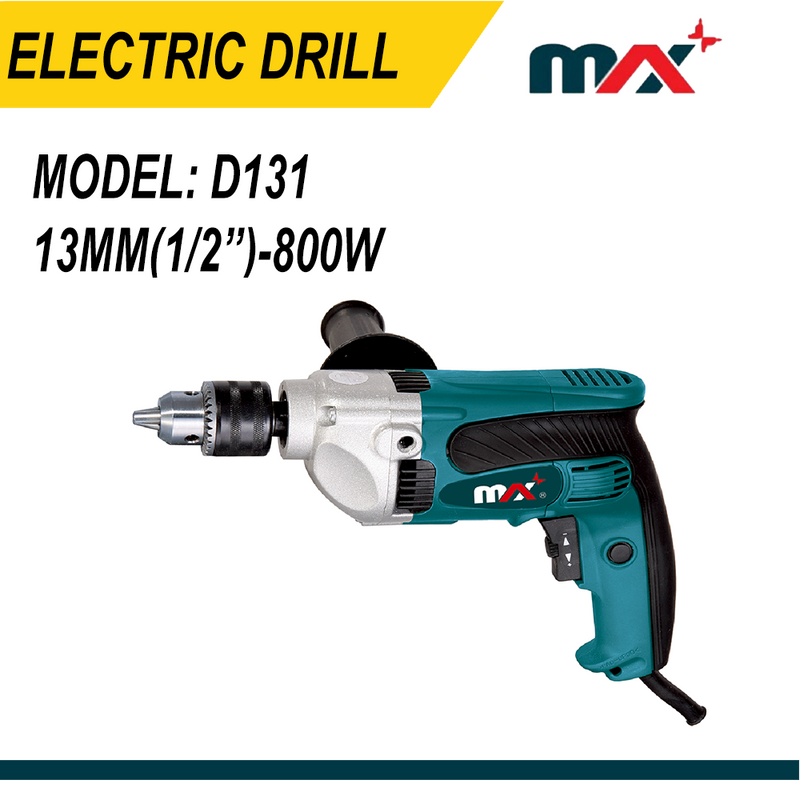 MAX ELECTRIC DRILL D131 (13mm-1/2'') 800W