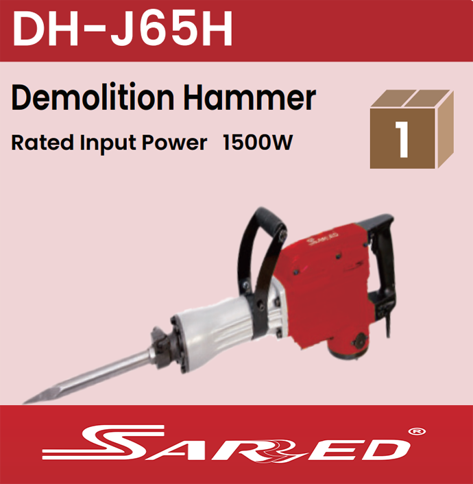 Sarred Demolition Hammer 1500W Model DH-J65H