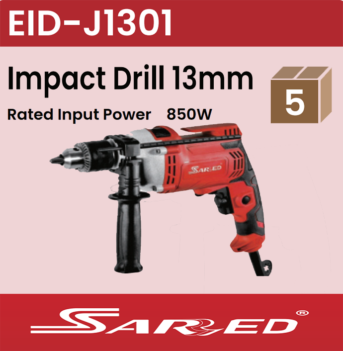 Sarred Impact Drill 13mm 850W Model EID-J1301