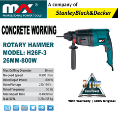 ZAIN MAX ROTARY HAMMER (H26F-3) 26mm/800W