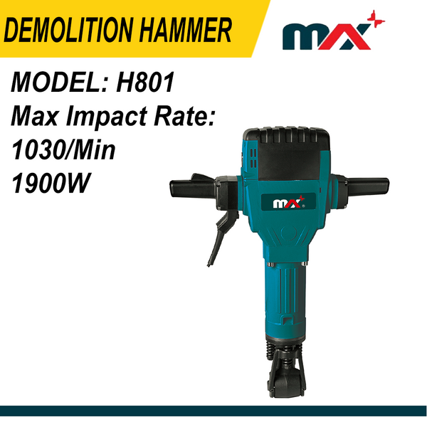 MAX DEMOLITION HAMMER H801 / 1900W