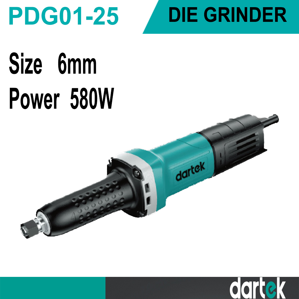 Dartek Die Grinder 6mm & 580W Model PDG 01-25