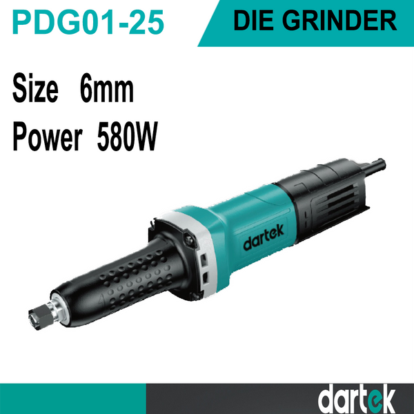 Dartek Die Grinder 6mm & 580W Model PDG 01-25