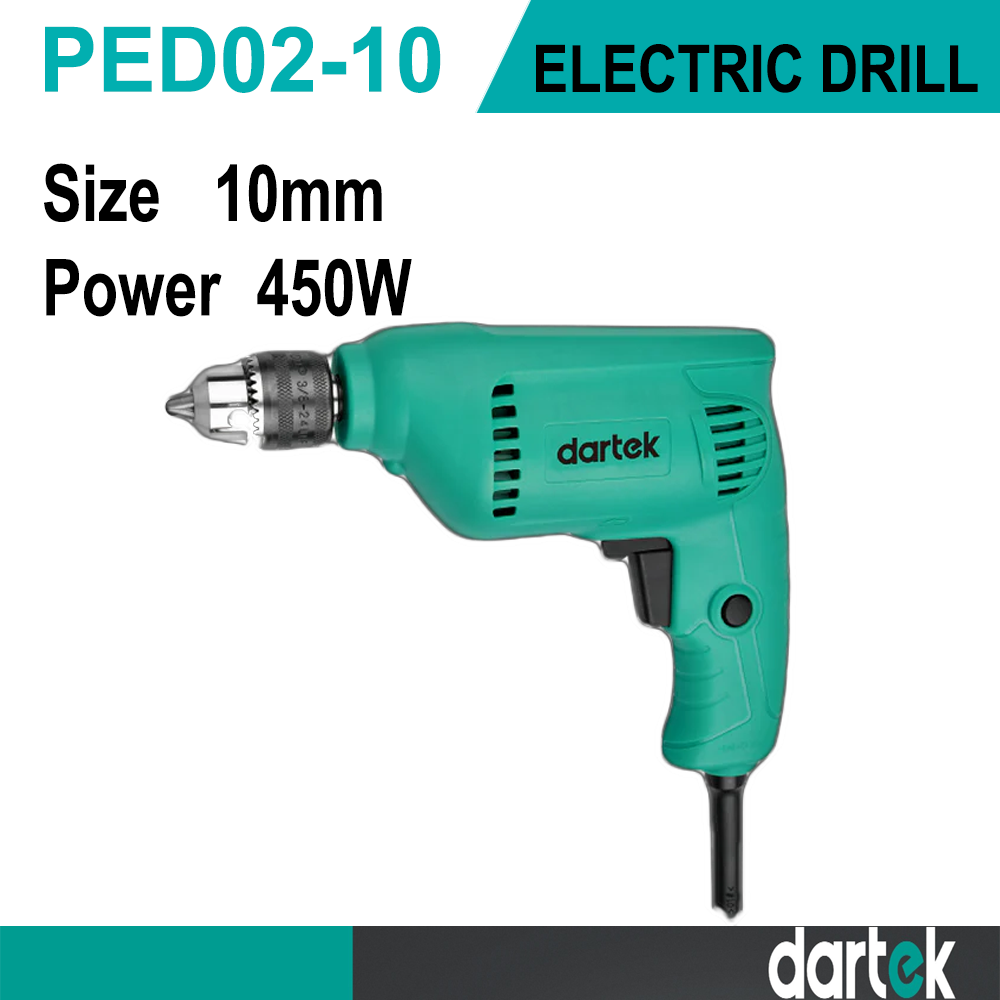 Dartek Electric Drill Machine 10mm 450W Model PED02-10