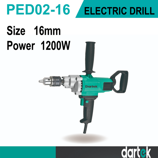 Dartek Electric Drill Size 16mm & 1200W Model PED02-16