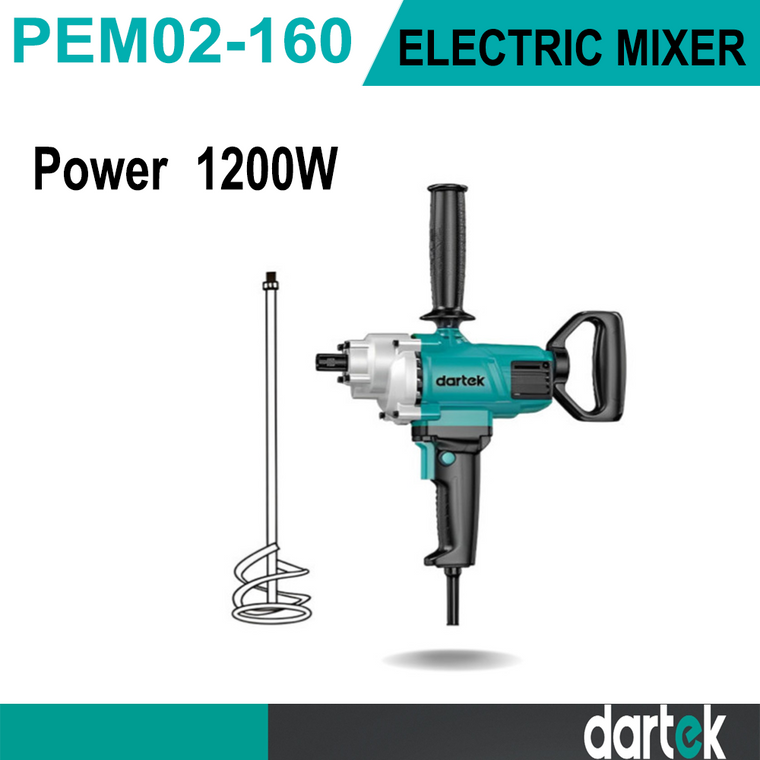 Dartek Electric Mixer 1200W Model PEM02-160