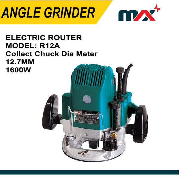 MAX ELECTRIC ROUTER 12.7MM 1600W