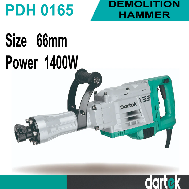 Dartek Demolition Hammer 65mm & 1400W Model PDH 0165