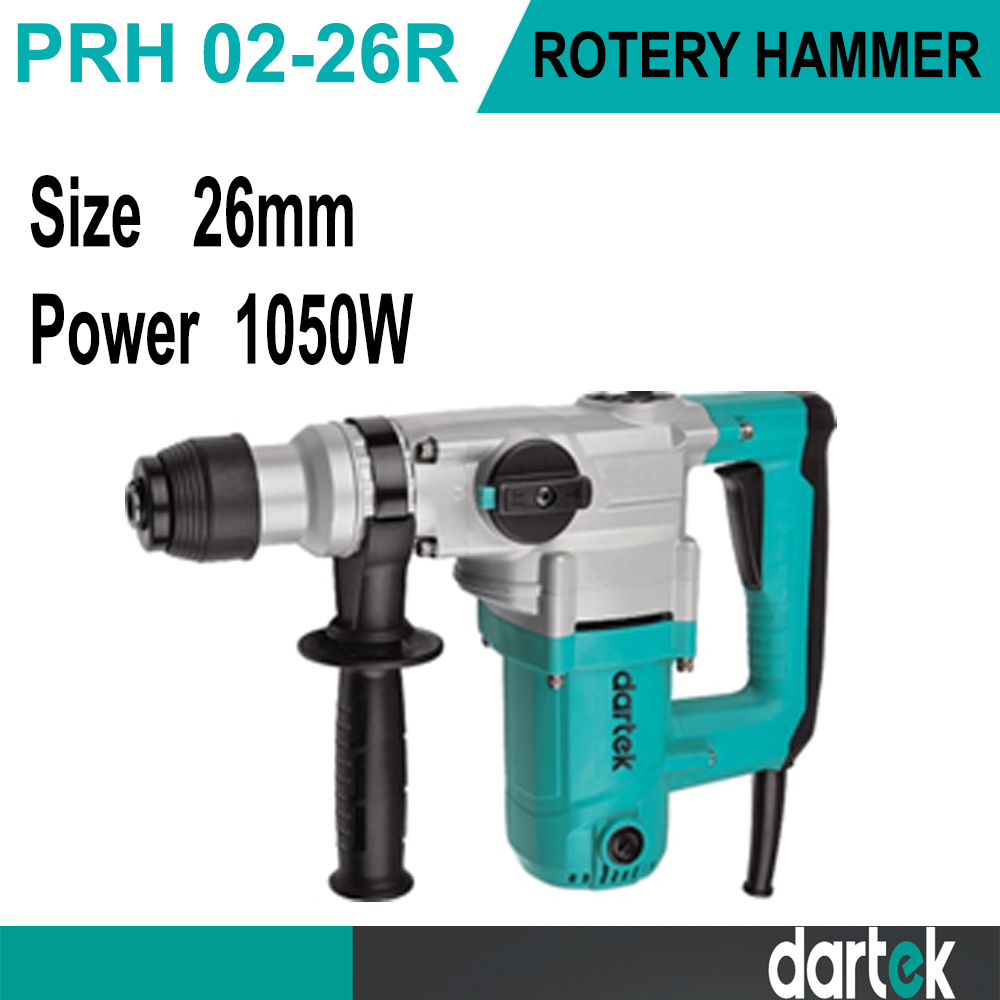 Dartek Rotary Hammer 26mm & 1050W Model PRH01-26R