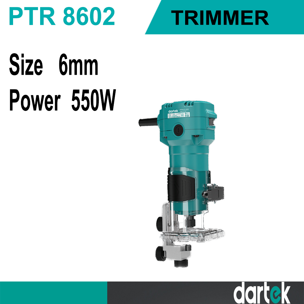 Dartek Trimmer 6mm 550W Model PTR8602